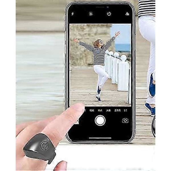 Bluetooth Selfie Ring Fjernudløser Er Velegnet Til Iphone Og Android Telefonkameraer