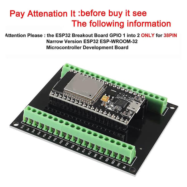 ESP32 Breakout Board GPIO ESP32S ESP32 Udviklingskort ESP-WROOM-32