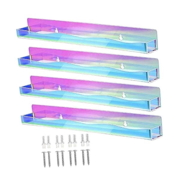 4x Akryl Display Riser Hylde til Mindesager og Samleobjekter