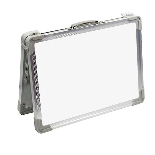 Magnetisk Bærbart Whiteboard Dobbeltsidet Bordplade Foldbart Whiteboard Staffeli