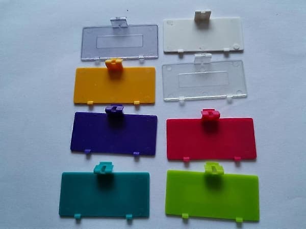 Til Gameboy Pocket Batteridæksel Batterilåge Erstatning Til Gbp Batteridæksel Tilfældig Farve