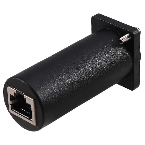 D-serie panelmonteret XLR 3-benet han til RJ45 hun gennemføringsadapter til DMX512 -CON-controller