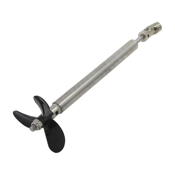 RC bådaksel drivaksel med propeller til RC bådmodel 15x10cm 3.0mm