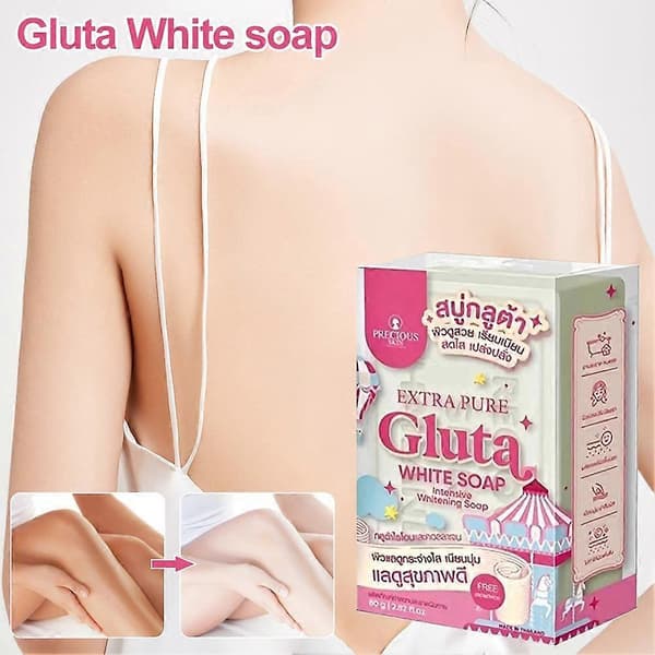 Extra Pure Gluta White Tvål Kroppsvård Kroppstvätt Glutation Komfort Hud