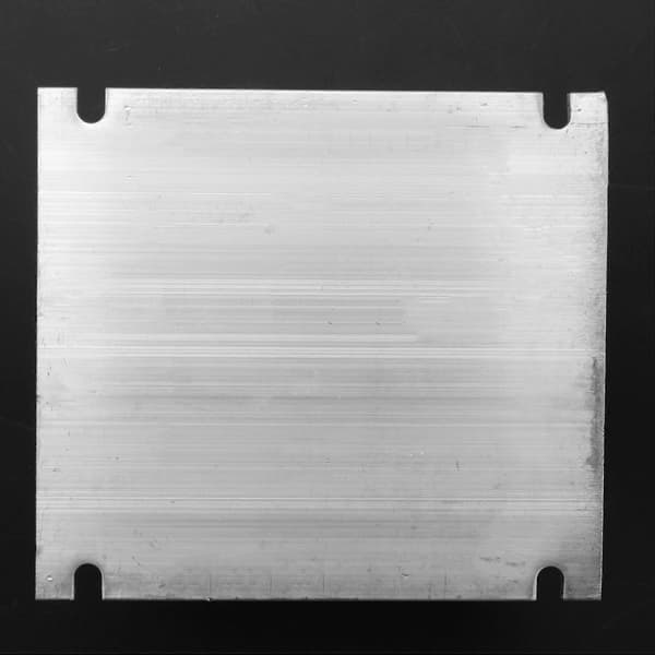 3-faset køleplade 80x110x100mm til solid state relæ aluminium køleplade
