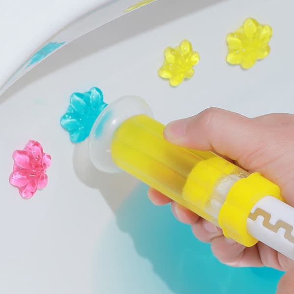 6-pak toiletgelstempler, frisk blomsterduft, langvarig duft.