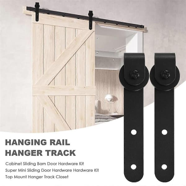 Skab Skydedør Hardware Kit Super Mini Skydedør Hardware Hardware Kit Topmonteret Ophæng
