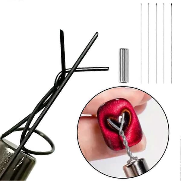 Katøje Negle Magnetisk Magnet Sæt - Hjerteform Effekt Værktøjer Manicure NY