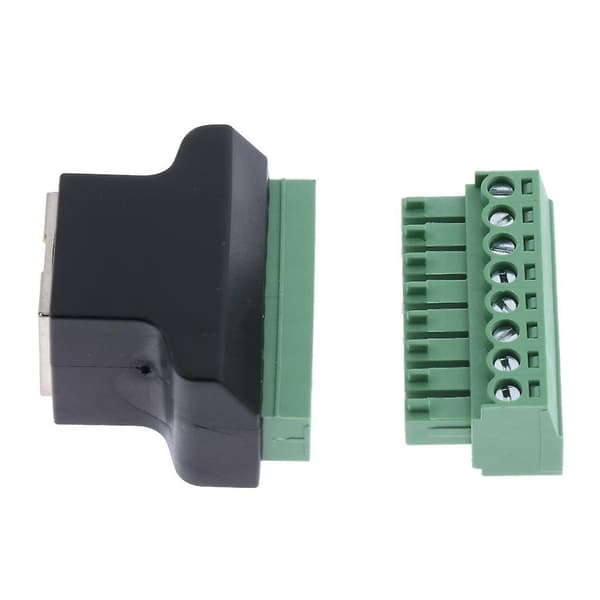 Ethernet hunn til 8-pinners CCTV Digital DVR-adapterkontakt