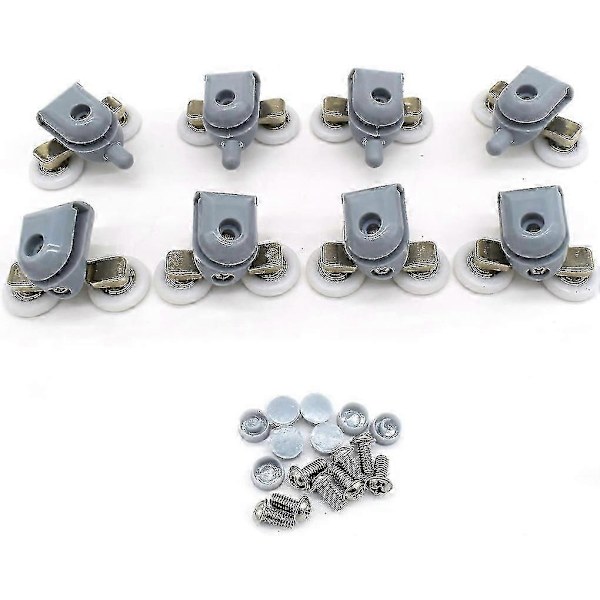 8-pack dubbla duschdörrsrullar 23 mm diameter badrumsreservdelar