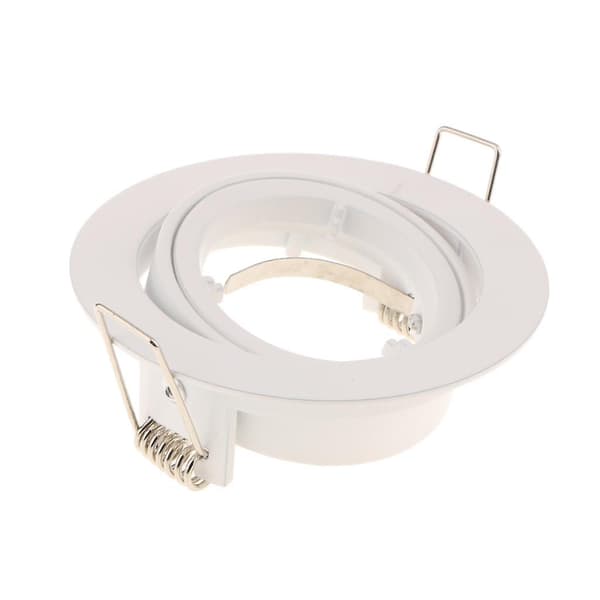 MR16/GU10 Lysbrakettholder for Spotlight Dagslys Tak 50W Hvit