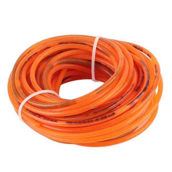 Oransje polyuretan rundrem for drivoverføring 3mm x 10m
