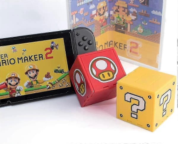 Switch Spillekort Etui, Spillekort Holder Til Nintendo Switch Spil Med 16 Pladser (gul)