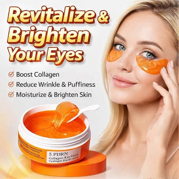 COSRX 5-PDRN Complex Collagen Gel øyelapper for mørke ringer ujevn hudtone 60 lapper