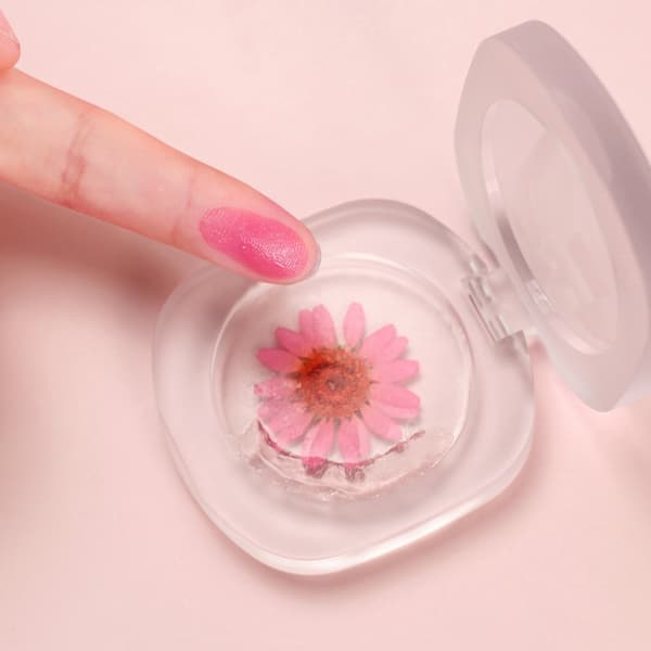 Jelly Blush Balm: Ravfarget Transparent Dobbelbruk Leppe- og Kinnstift 05#