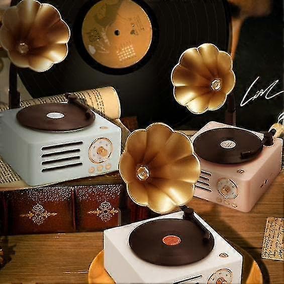 Vinylpladespiller Bluetooth Pladespiller Alt-i-en