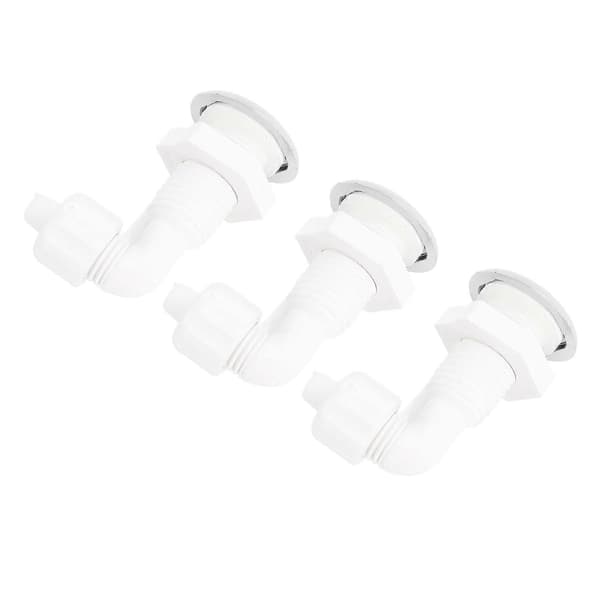 3 st. Bubbelmunstycke för badtunna, vridbart, robust PVC-luftmunstycke för massagebadkar och simbassäng
