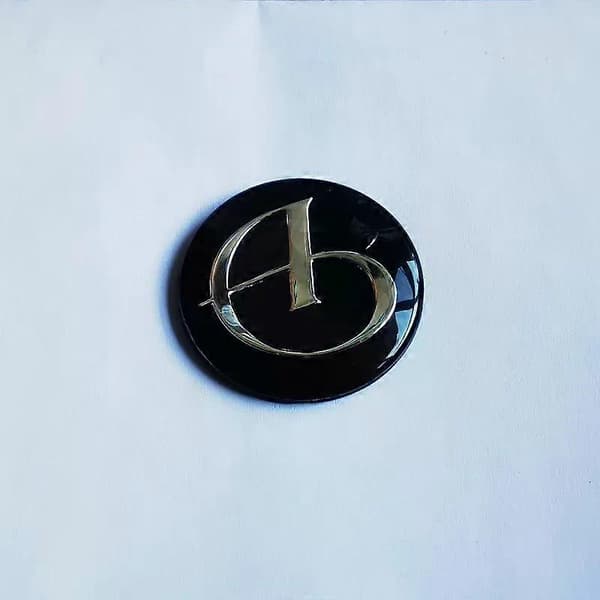 D-logotyp lämplig för Daimler navkapsel, hjulmärke, centrumkåpa, C21256