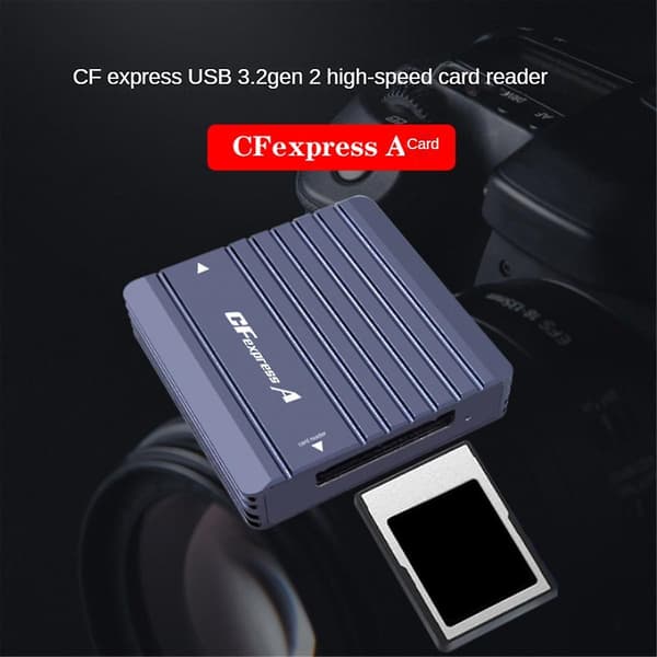 CFexpress typ A-kortläsare CFexpress-läsaradapter CFexpress-kortläsare USB3.2 10 Gbps USB C CFexpress-kortläsare