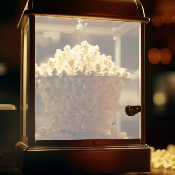 Udskiftningspanel til popcornmaskine, klar panel, tyk PVC, forsyningspanel til popcornmaskine