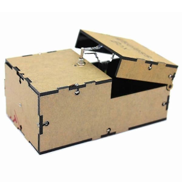Useless Box - Drevet - Sort