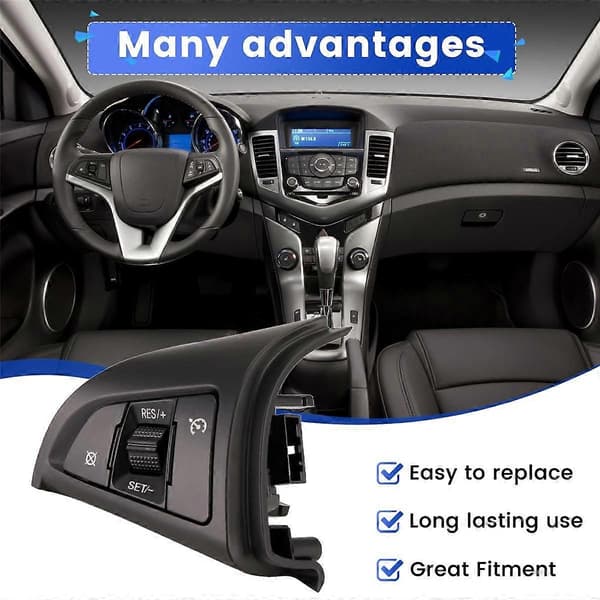 Bilratt Venstre Multifunksjonsknapp Hastighet Cruise Control Bryter 96892140 for 2009-2014
