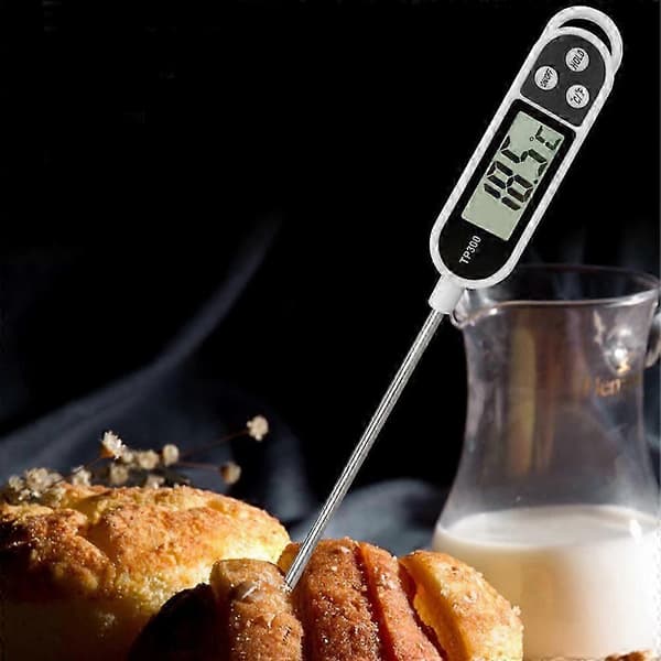Kjøtttermometer med lang sonde Digitalt øyeblikkelig avlesbart mattermometer