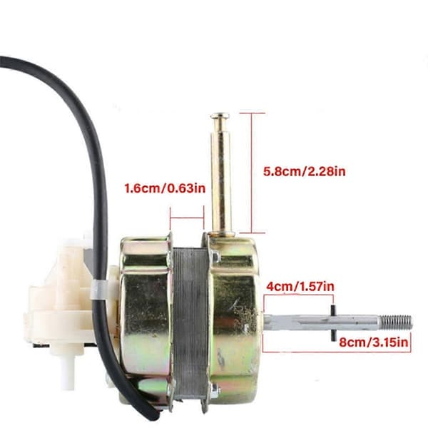 Energieffektiv 3-trins universalmotor til standventilatorer
