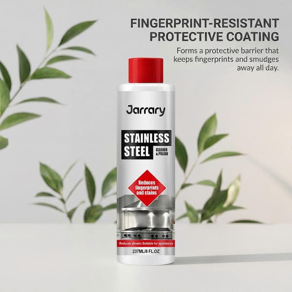 Rengjøringsmiddel for polering av rustfritt stål, flekkfjerning og polering 2pcs 237ml