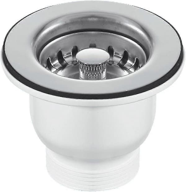 85 mm forkrommet Belfast vaskekurvsilavfall - passer til 60 mm hull - q36/YY