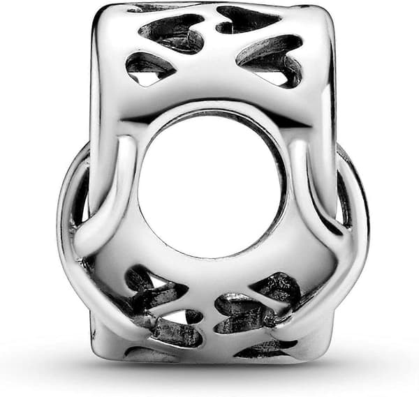 Handpärlat Löst Pärlhjärta Infinity Armband Berlock
