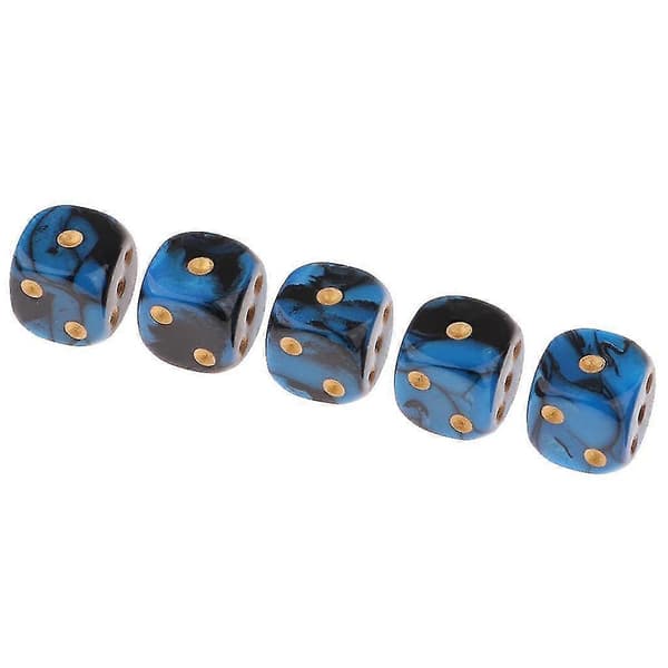 15 stk. 6-sidede spilterninger 16 mm terninger til brætspil og matematikundervisning