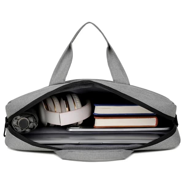 Holdbar og vandtæt laptoptaske til mænd, velegnet til 15- til 16,1-tommer laptops, blå.