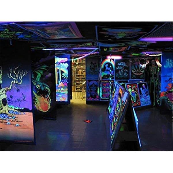 E27 40W UV-pære, UV Ultraviolet, ideel til belysning af reaktive overflader