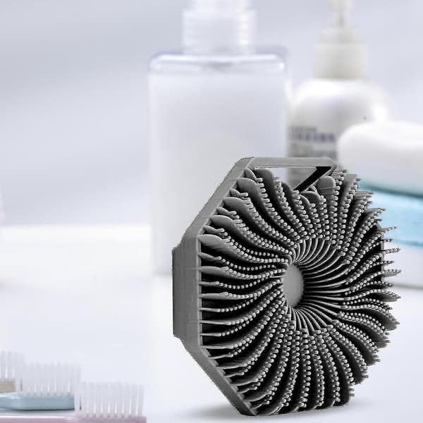 Sud Scrub Antimikrobiell Silikon Kroppsskrubb, Eksfolierende Kroppsskrubb black