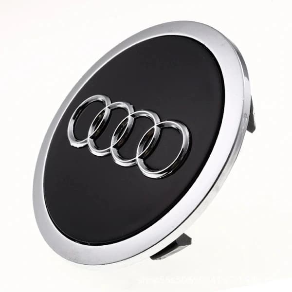 Audi centrumkåpa 60mm 4-pack grey