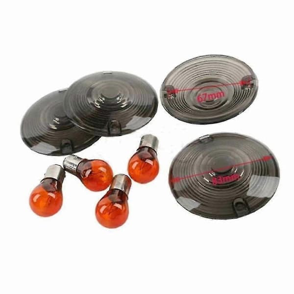 Blinklygteglas til Harley Davidson Electra Glides Road King Smoke S2024123015174