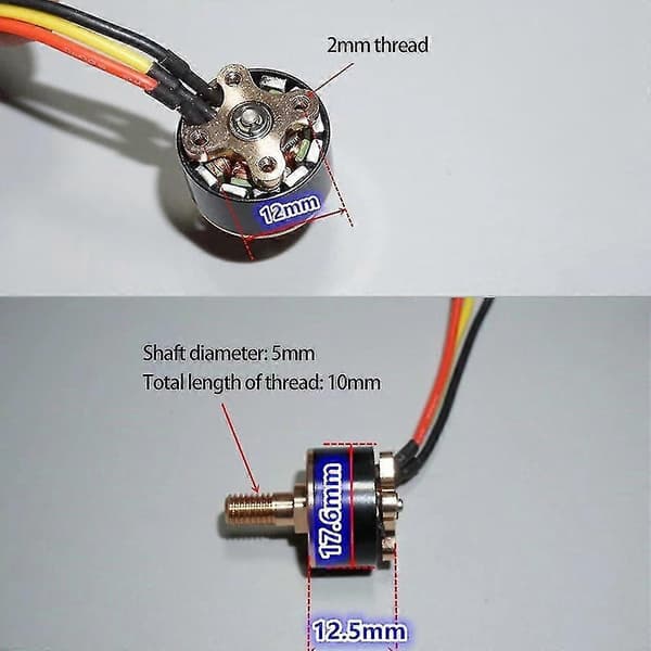 Modellfly Multirotor 1306 RC Fly Brushless Motor 1 Stykk