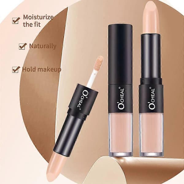 Concealer Flytende Dobbelthodet Konturstift 3D Ansiktslysende Utheving DARK  NEMESIS