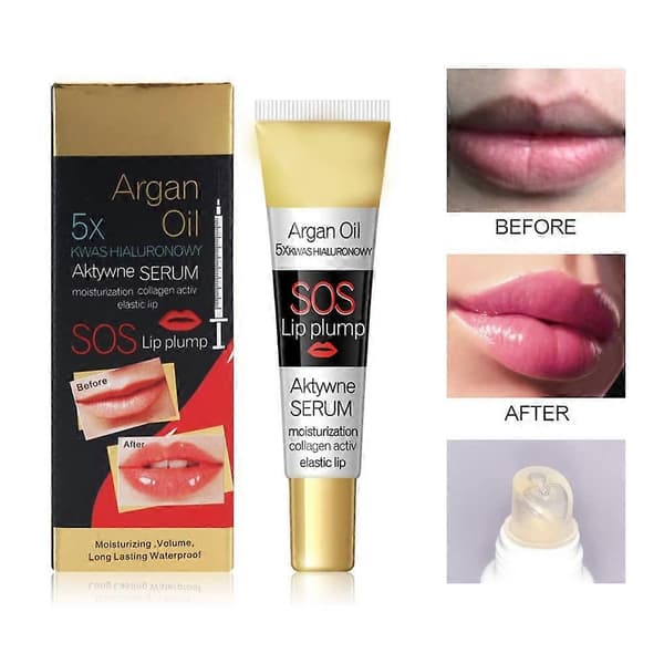 Læbeforstørrende Lip Gloss, Læbemaksimerende Plumper, Ekstrem Læbevolumen, Fugter, Forfiner Tørhedsrynker, Forbedrer Fyldig Glans 1Pcs