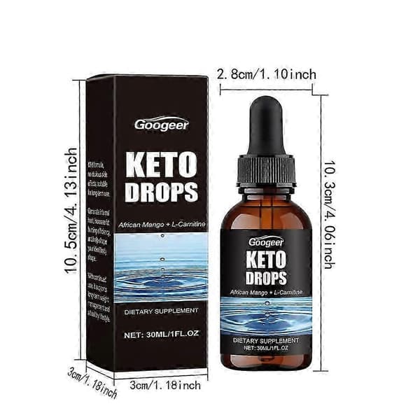 Keto Drops Kropsbehandling, Velegnet til Keto Drops Kropsbehandling 30ml