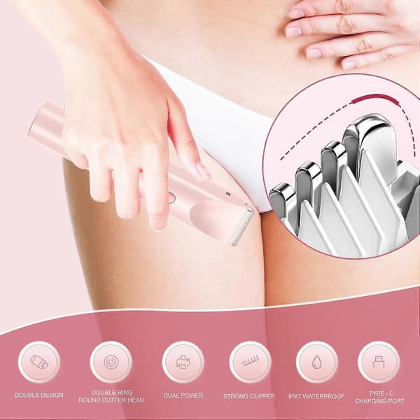 Barbermaskin/Bikinitrimmer for kvinner - Glow Aura
