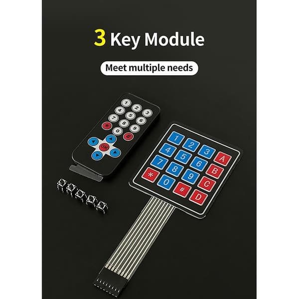 Super Starter Kit för SET R3 Kopplingsdäck / Stegmotor / SG90 Servo / 1602 LCD