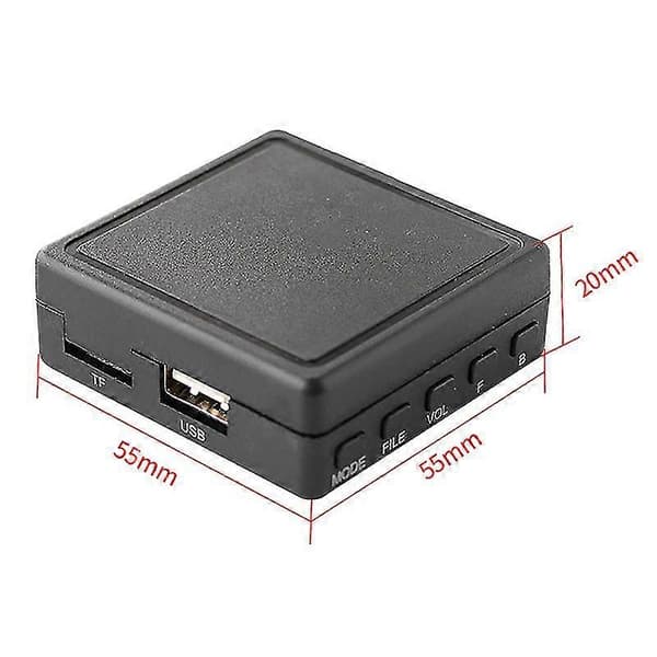 Bil Bluetooth 5.0 Aux Kabel Adapter Tf Usb Passar För 207 307 407 308