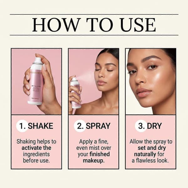 Caramel Glow Makeup Setting Spray, Bronze Veil Makeup Setting Spray, Långvarig Återfuktande Sminkfixeringsmist, Jämn Sömlös Hela Dagen 142ml 2pcs
