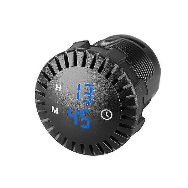 12V/24V Touch Digitalt Ur Passer Til Bil Båd Motorcykel LED Display Timer Minutter Bilpanel Elektronisk Ur Vandtæt