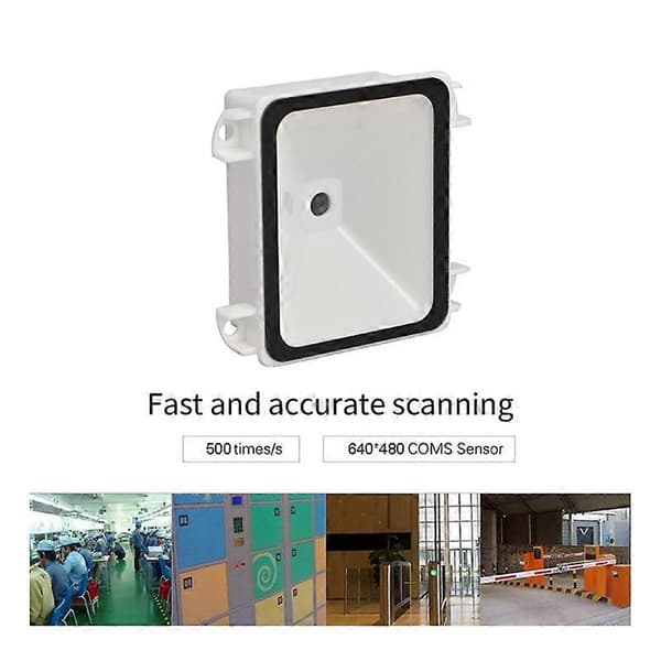 Indbygget 2D stregkodescanner USB QR stregkodelæser RS232 TTL interface Kiosk Lille fast installation