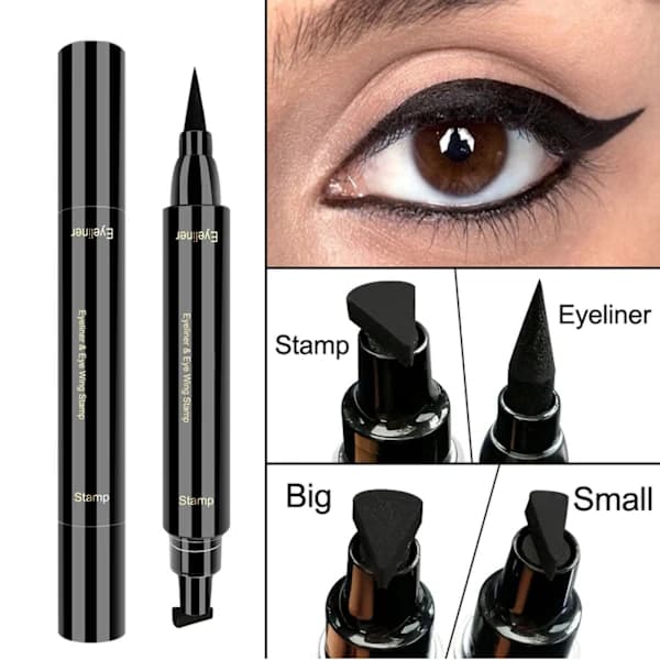 Dobbeltsidig vanntett, smittefri, langvarig forførende cat-eye eyeliner