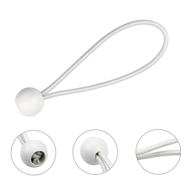 Udendørs teltstropper, elastiske kuglegummibånd, presenningsfiksering A (50 stk.)