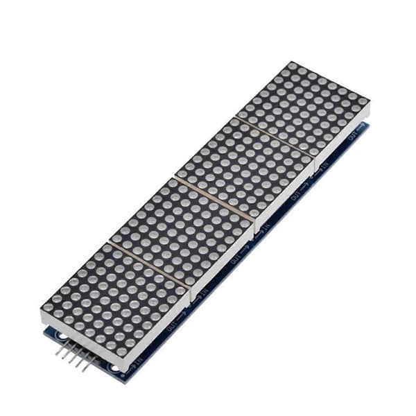 MAX7219 Dot Matrix Modul 8x8 Fælles Katode LED Display 5V 4-i-1 med DuPont Ledninger Kabel til DIY Projekter A